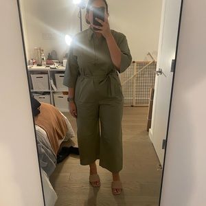 Mango Belted Jumpsuit